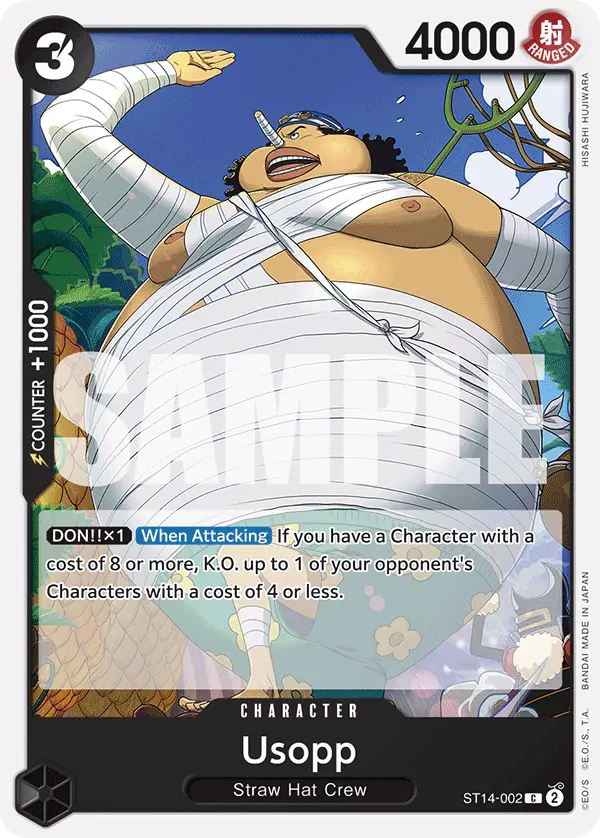 Usopp, Starter Deck 14 3D2Y ST14-002