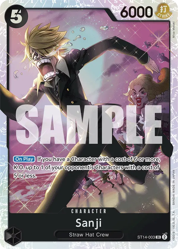 Sanji, Starter Deck 14 3D2Y ST14-003