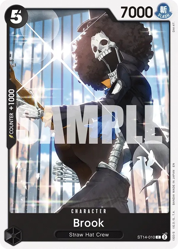 Brook (Reprint), Starter Deck 26 PURPLE/BLACK Monkey.D.Luffy ST14-010