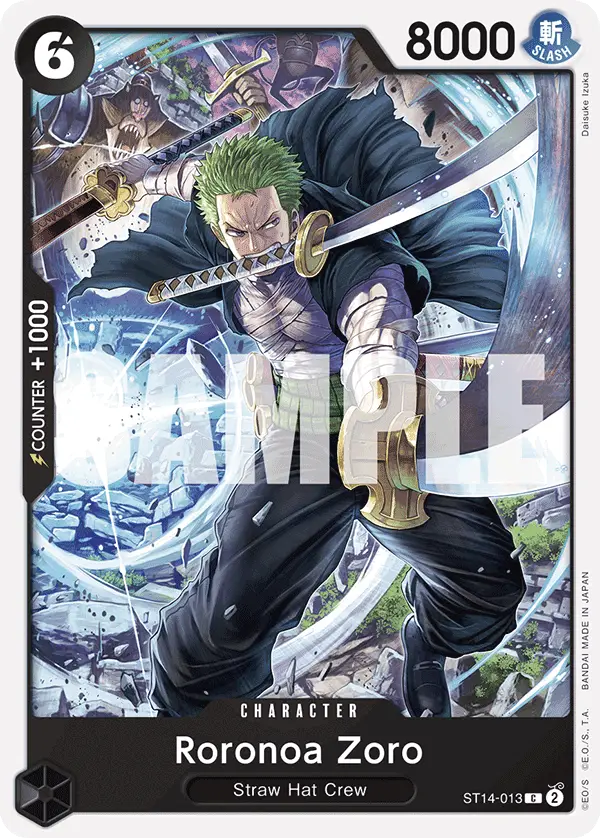 Roronoa Zoro, Starter Deck 14 3D2Y ST14-013