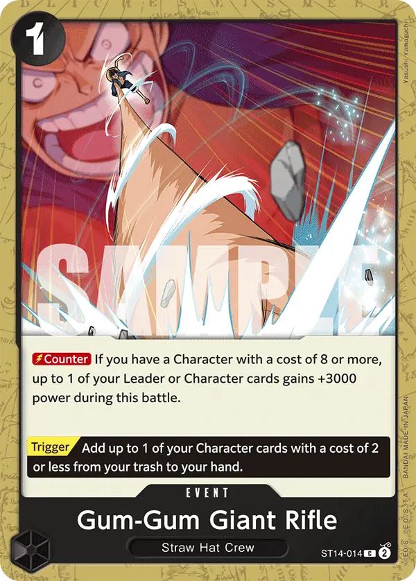 Gum-Gum Giant Rifle, Starter Deck 14 3D2Y ST14-014