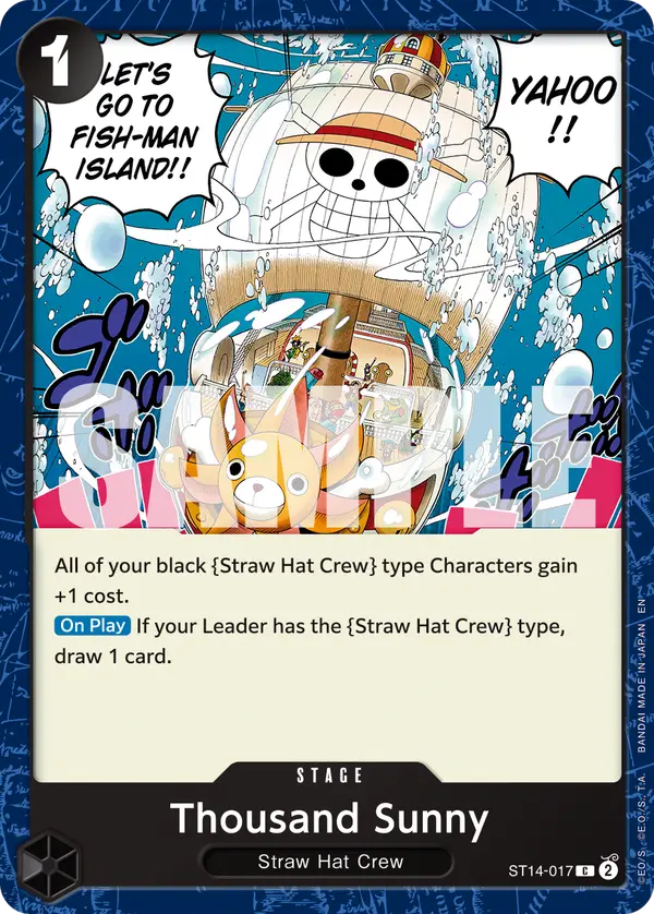 Thousand Sunny (Reprint), Premium Booster -The Best- Vol. 2 ST14-017