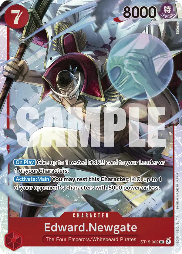 Edward.Newgate, Starter Deck 15 RED Edward.Newgate ST15-002