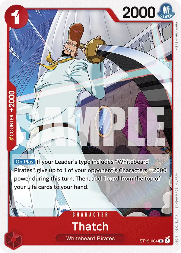 Thatch, Starter Deck 15 RED Edward.Newgate ST15-004