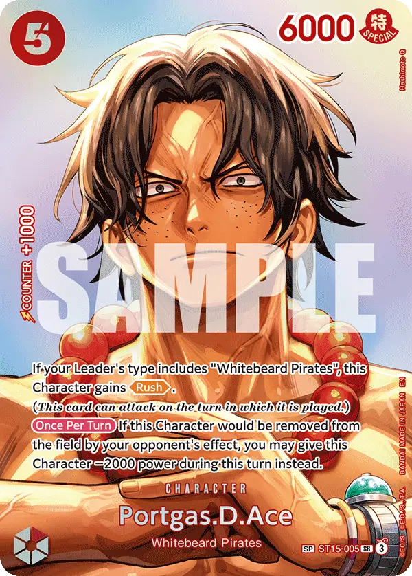 Portgas.D.Ace (SP), The Time of Battle ST15-005