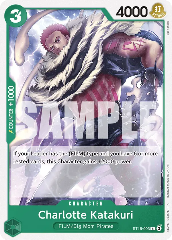 Charlotte Katakuri, Starter Deck 16 GREEN Uta ST16-003