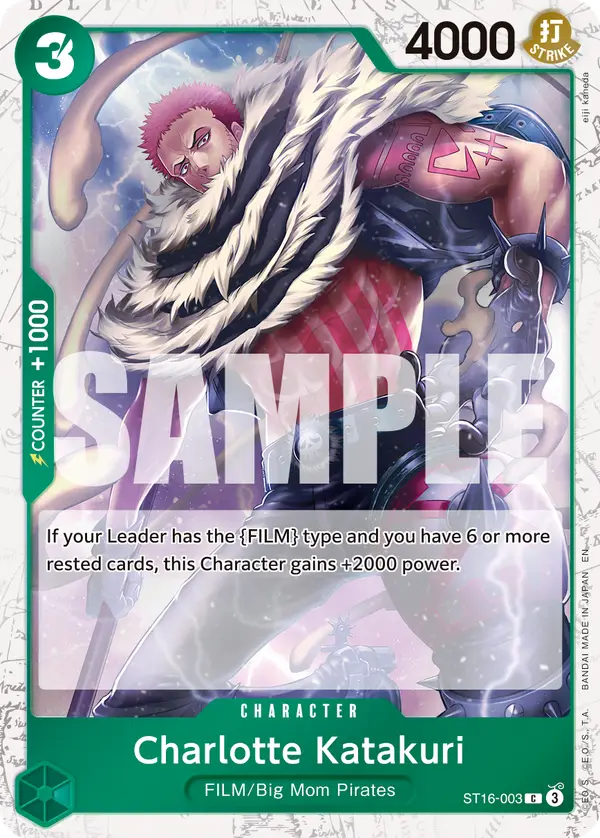 Charlotte Katakuri (Pirate Foil), Premium Booster -The Best- Vol. 2 ST16-003