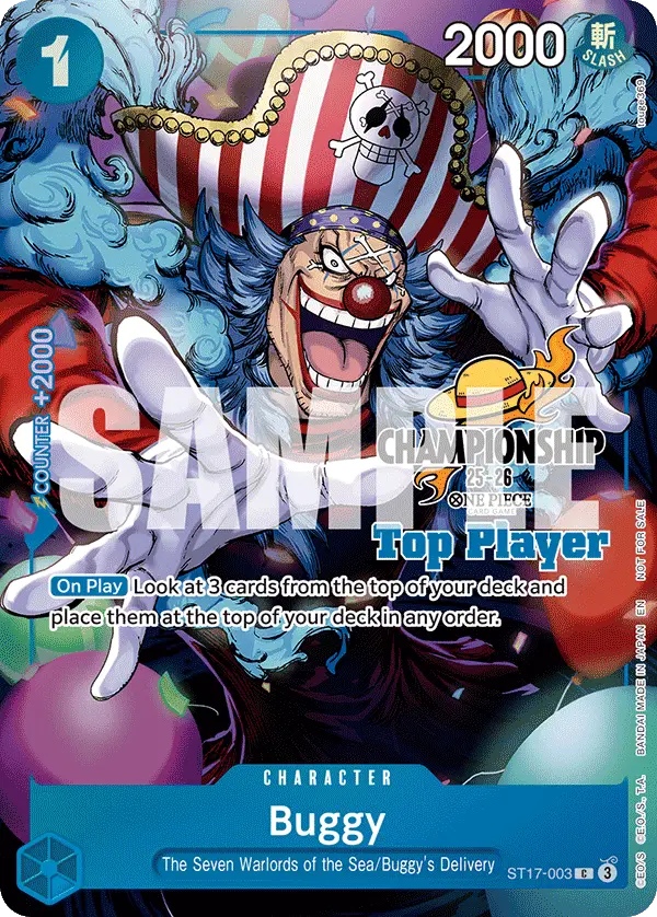 Buggy (CS 25-26 Top Player Pack), One Piece Promotion Cards ST17-003