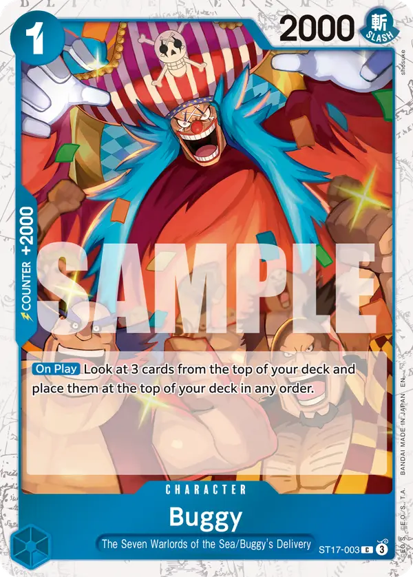 Buggy (Pirate Foil), Premium Booster -The Best- Vol. 2 ST17-003