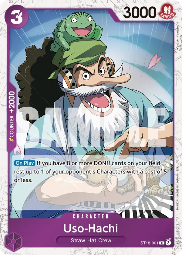 Uso-Hachi (Pirate Foil), Premium Booster -The Best- Vol. 2 ST18-001