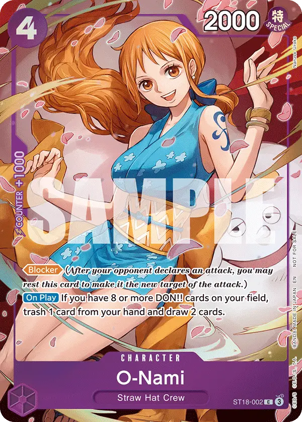 O-Nami (Dash Pack), Extra Booster: One Piece Heroines Edition ST18-002
