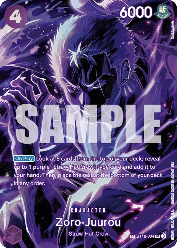 Zoro-Juurou (SP), Legacy of the Master ST18-004