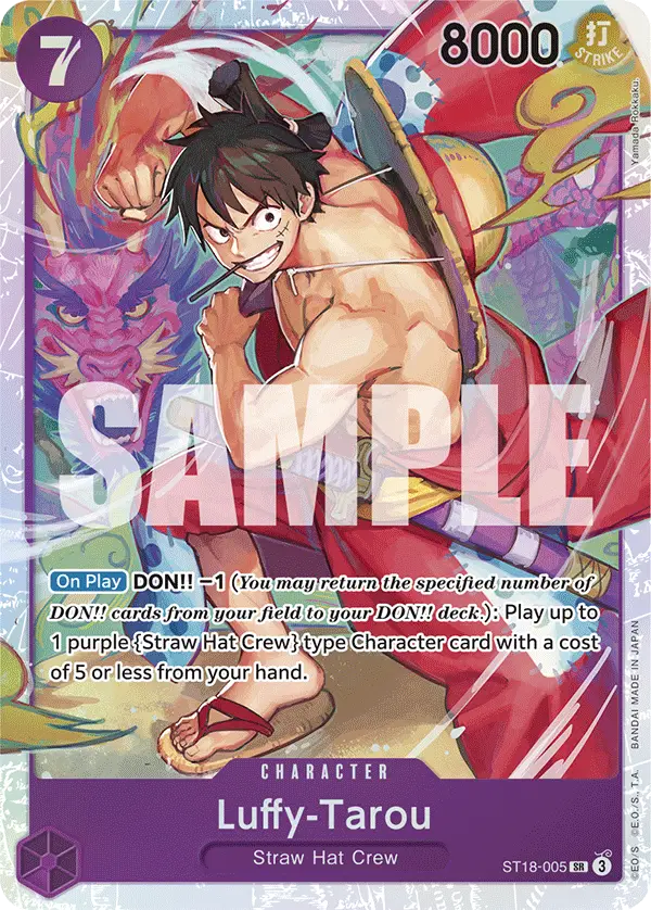 Luffy-Tarou, Starter Deck 18 PURPLE Monkey.D.Luffy ST18-005