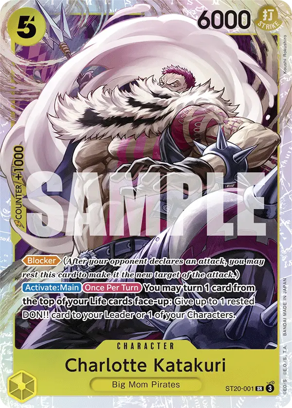 Charlotte Katakuri, Starter Deck 20 YELLOW Charlotte Katakuri ST20-001