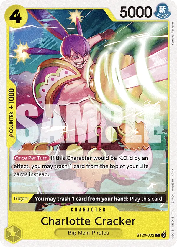Charlotte Cracker, Starter Deck 20 YELLOW Charlotte Katakuri ST20-002