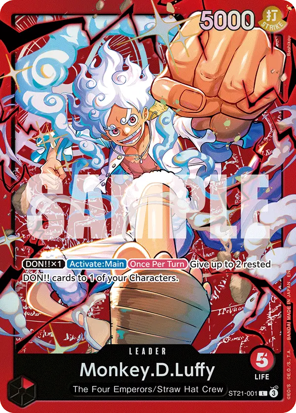 Monkey.D.Luffy, Starter Deck 31 RED Monkey.D.Luffy ST21-001