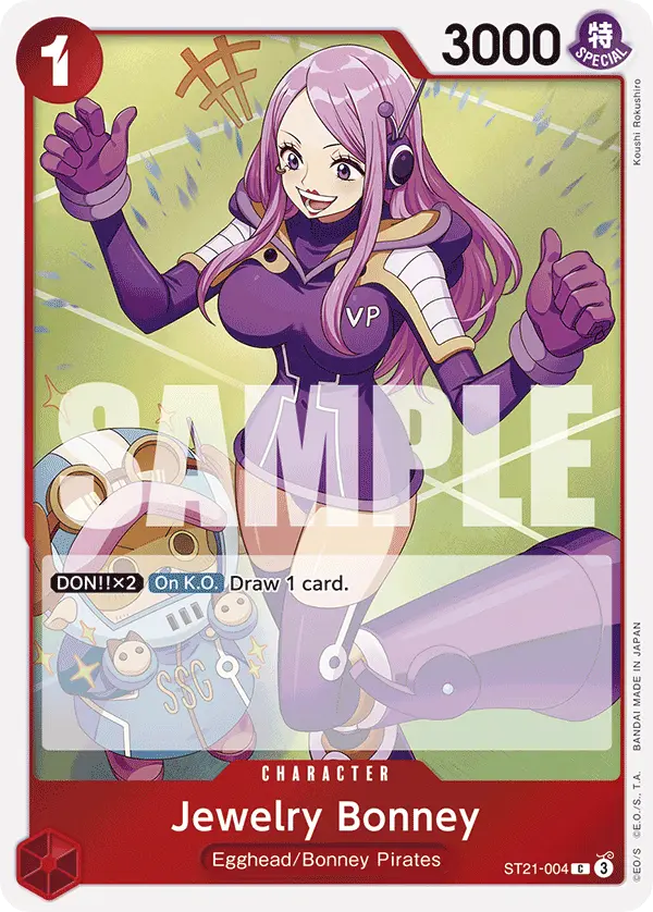 Jewelry Bonney, Starter Deck 21 EX Gear 5 ST21-004