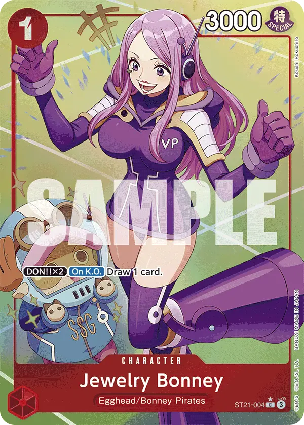 Jewelry Bonney (Alt Art), Starter Deck 21 EX Gear 5 ST21-004