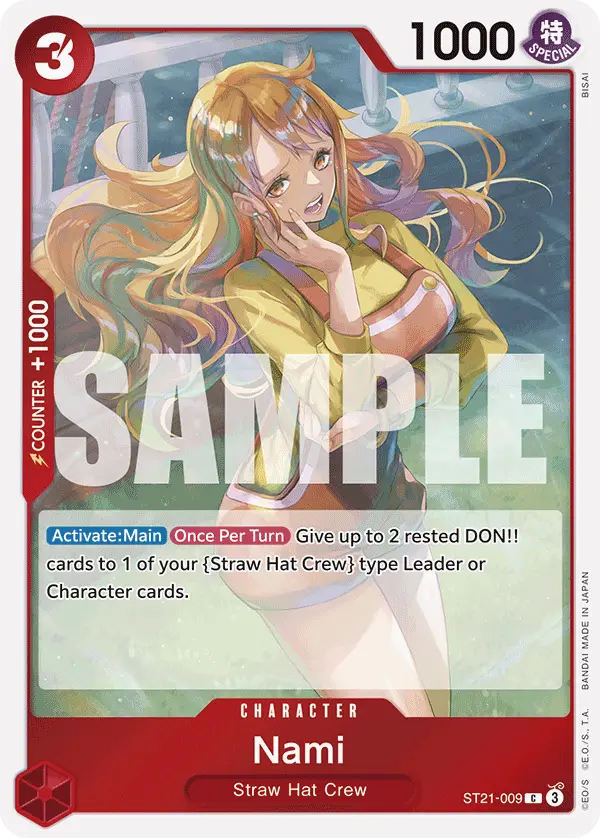 Nami, Starter Deck 21 EX Gear 5 ST21-009