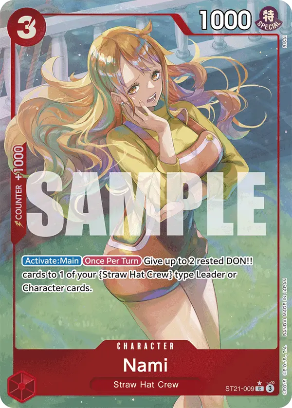 Nami (Alt Art), Starter Deck 21 EX Gear 5 ST21-009