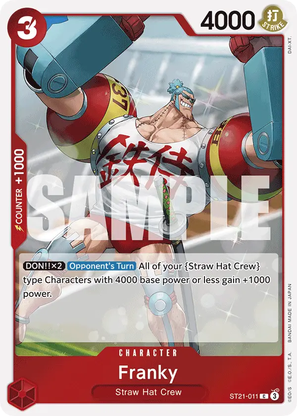 Franky, Starter Deck 21 EX Gear 5 ST21-011