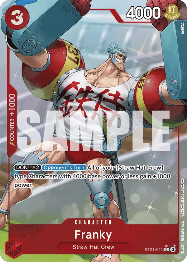 Franky (Alt Art), Starter Deck 21 EX Gear 5 ST21-011