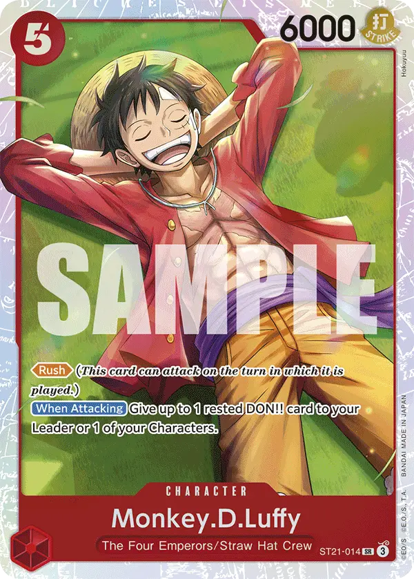Monkey.D.Luffy, Starter Deck 21 EX Gear 5 ST21-014
