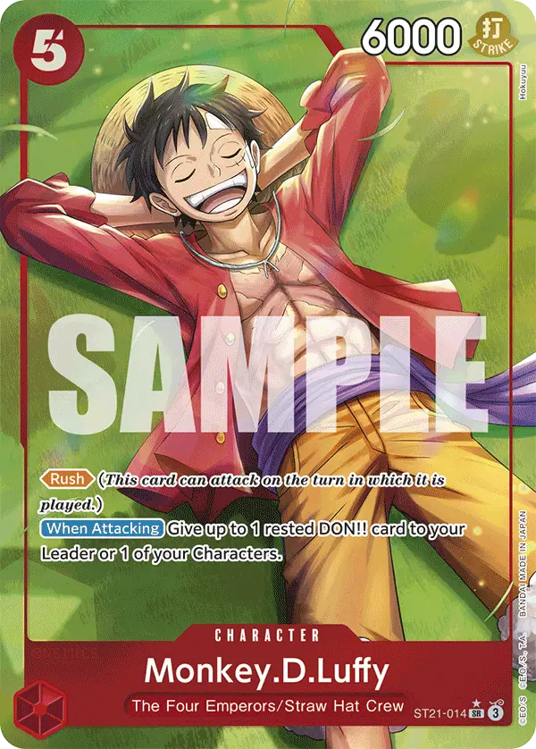 Monkey.D.Luffy (Alt Art), Starter Deck 21 EX Gear 5 ST21-014