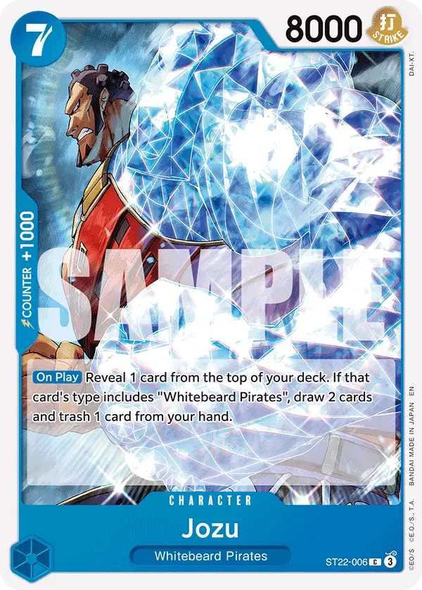 Jozu, Starter Deck 22 Ace & Newgate ST22-006
