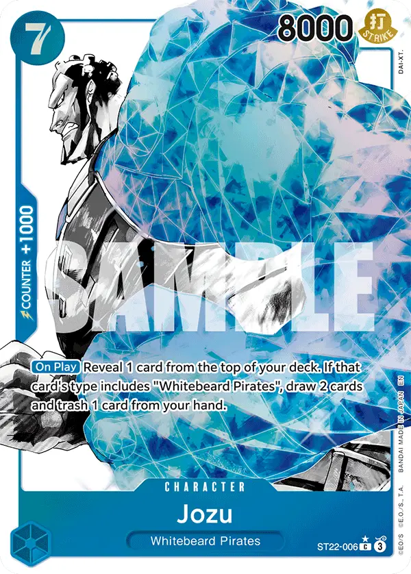 Jozu (Alt Art), Starter Deck 22 Ace & Newgate ST22-006
