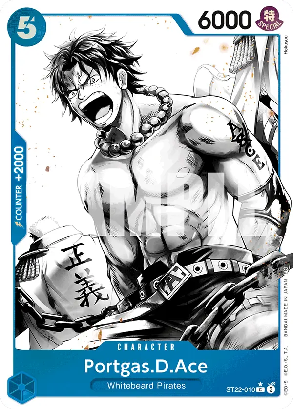 Portgas.D.Ace (Alt Art), Starter Deck 22 Ace & Newgate ST22-010