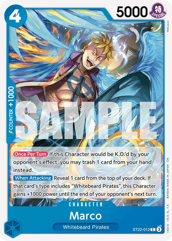 Marco, Starter Deck 22 Ace & Newgate ST22-012