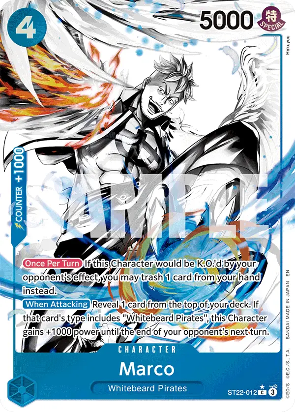 Marco (Alt Art), Starter Deck 22 Ace & Newgate ST22-012