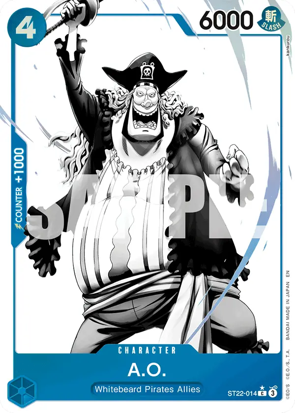 A.O. (Alt Art), Starter Deck 22 Ace & Newgate ST22-014
