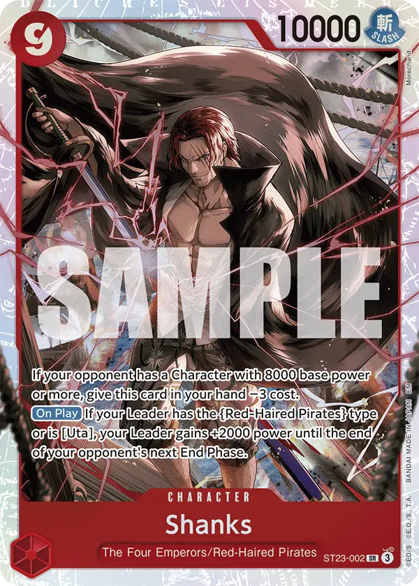 Shanks, Starter Deck 23 RED Shanks ST23-002