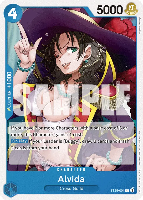 Alvida, Starter Deck 25 BLUE Buggy ST25-001