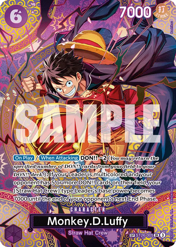 Monkey.D.Luffy (SP), Adventure on Kami's Island ST26-005