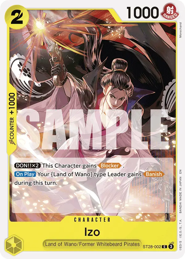 Izo, Starter Deck 28 GREEN/YELLOW Yamato ST28-002