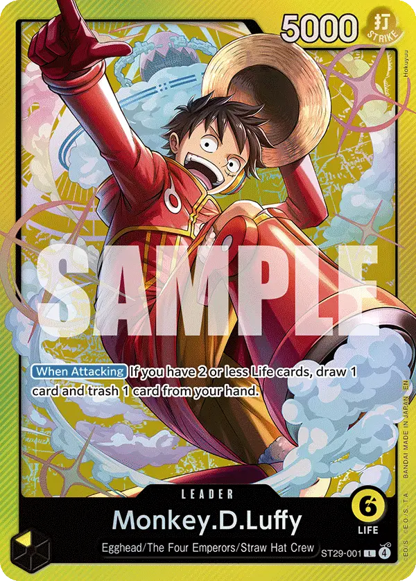 Monkey.D.Luffy, Starter Deck 29 Egghead ST29-001