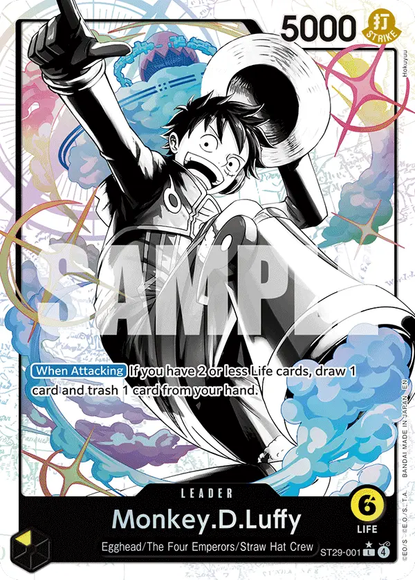 Monkey.D.Luffy (Alt Art), Starter Deck 29 Egghead ST29-001