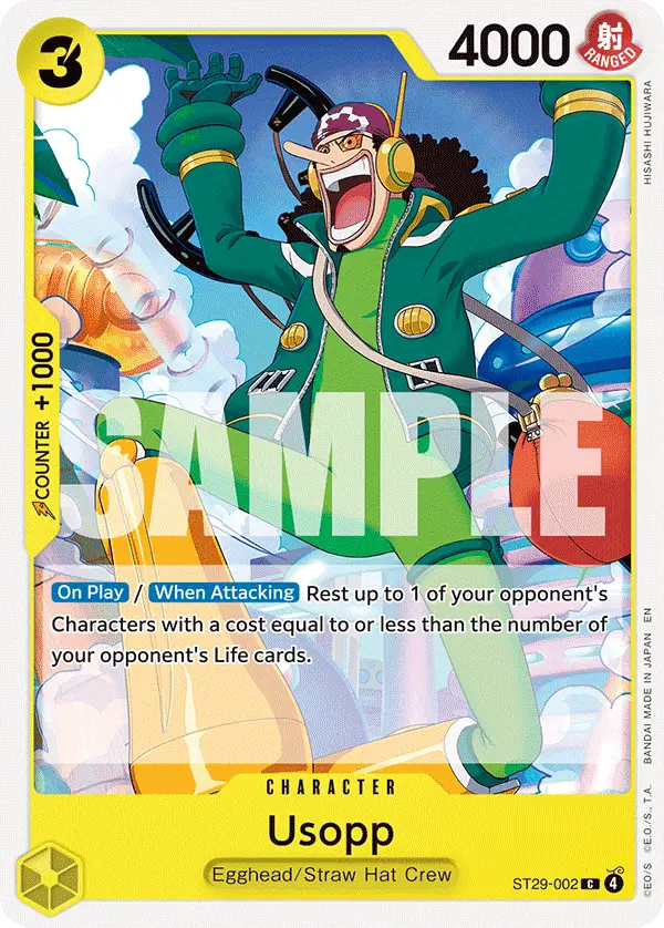 Usopp, Starter Deck 29 Egghead ST29-002