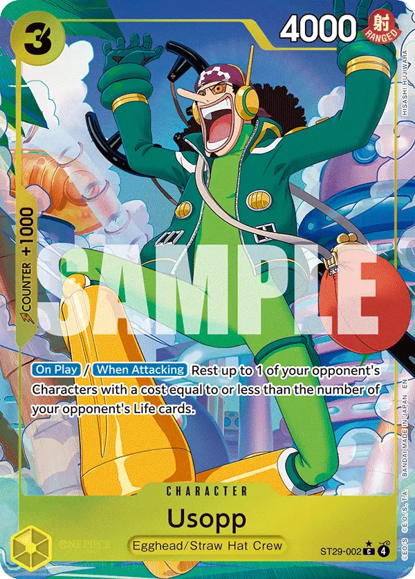 Usopp (Full Art), Starter Deck 29 Egghead ST29-002