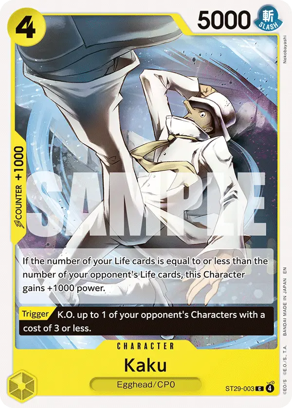 Kaku, Starter Deck 29 Egghead ST29-003