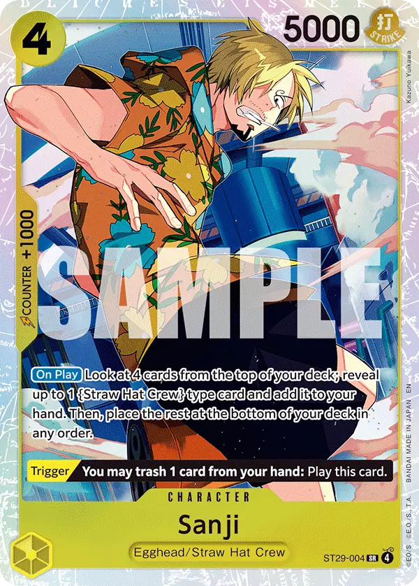 Sanji, Starter Deck 29 Egghead ST29-004