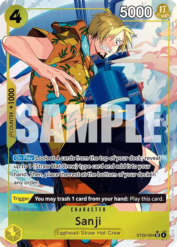Sanji (Full Art), Starter Deck 29 Egghead ST29-004