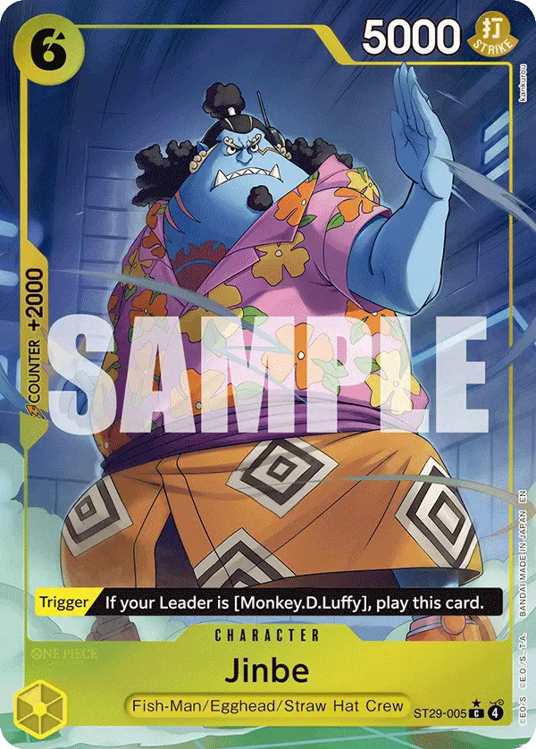 Jinbe (Full Art), Starter Deck 29 Egghead ST29-005