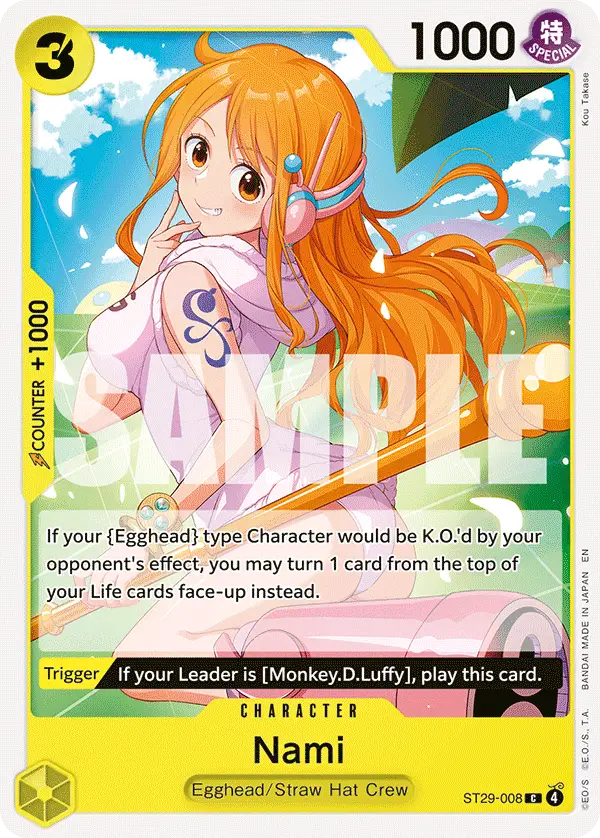 Nami, Starter Deck 29 Egghead ST29-008