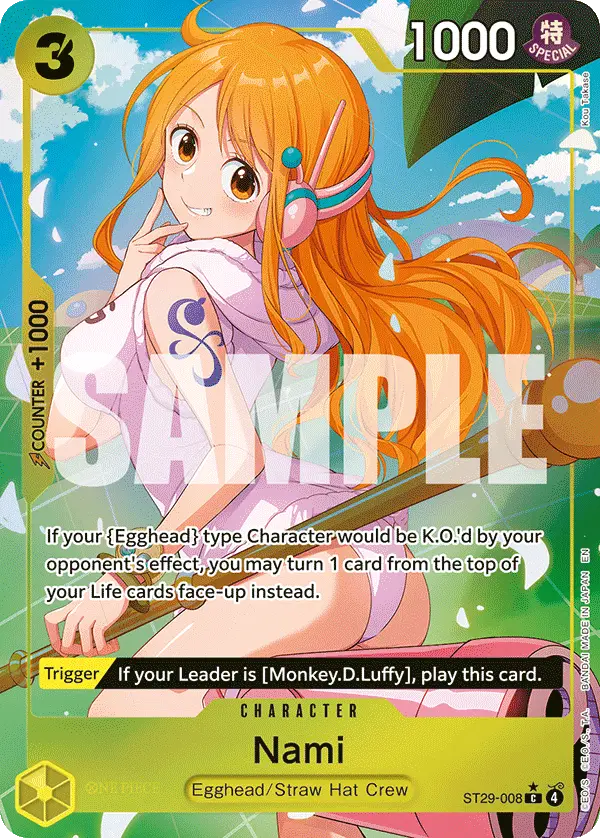 Nami (Full Art), Starter Deck 29 Egghead ST29-008