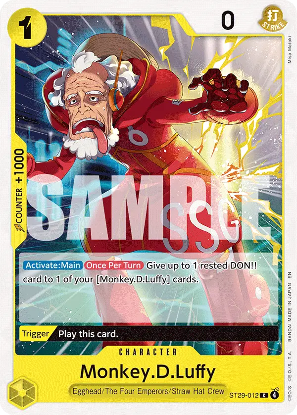 Monkey.D.Luffy, Starter Deck 29 Egghead ST29-012