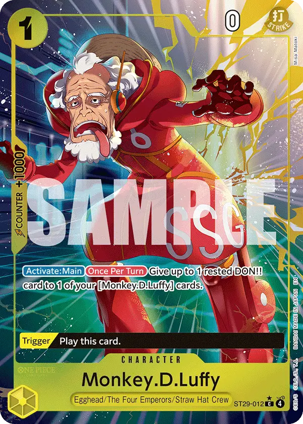 Monkey.D.Luffy (Full Art), Starter Deck 29 Egghead ST29-012